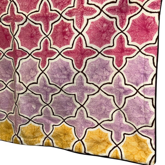 Roberta Roller Rabbit NEW NWT yellow lavender Ombre Moroccan Tile Euro S… - Picture 3 of 4